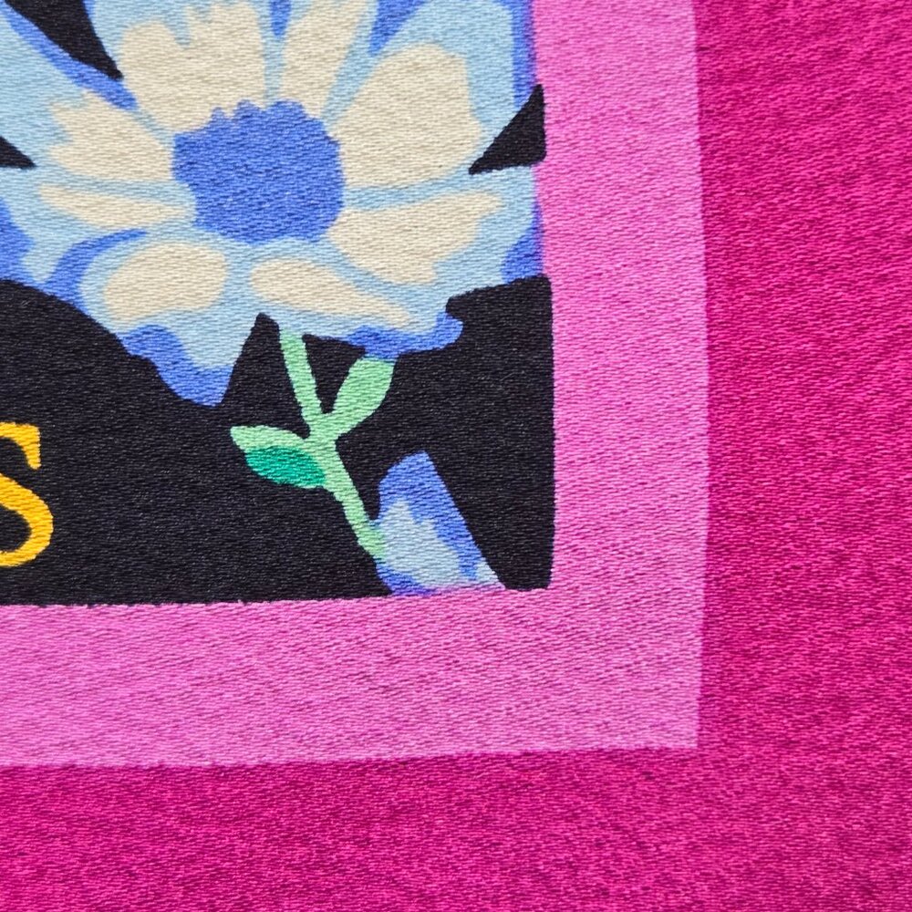 NWOT Echo For Talbots Floral Square Scarf - Picture 13 of 14